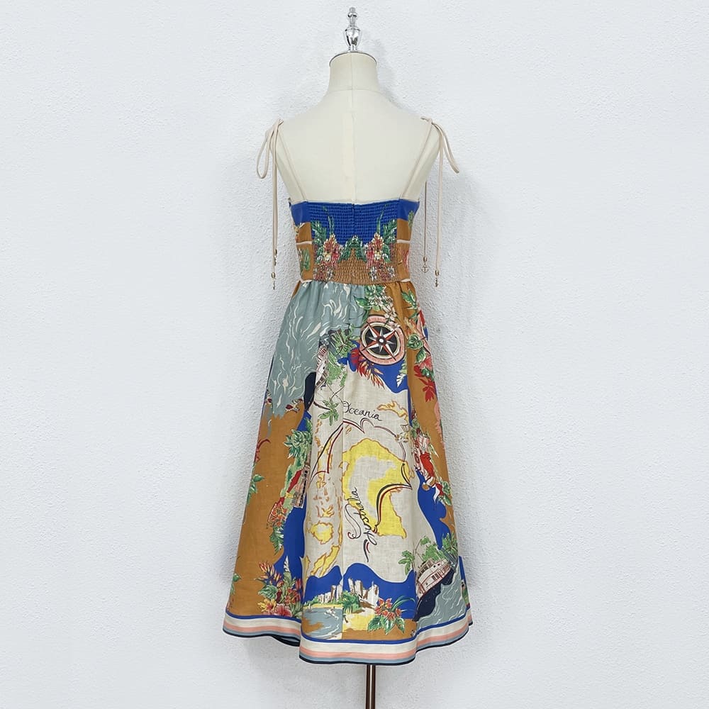 VÁY ZIMMERMANN Flower Vintage Dress High Classy
