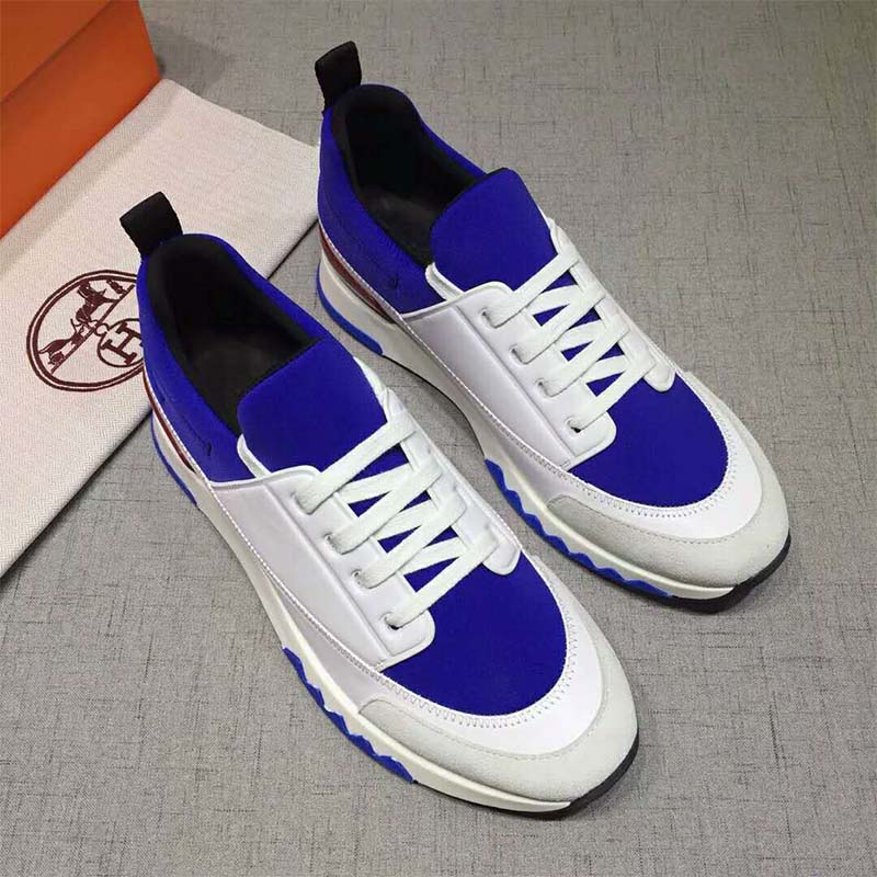 GIÀY Hermes Shoes Stadium Sneaker-White SS2022