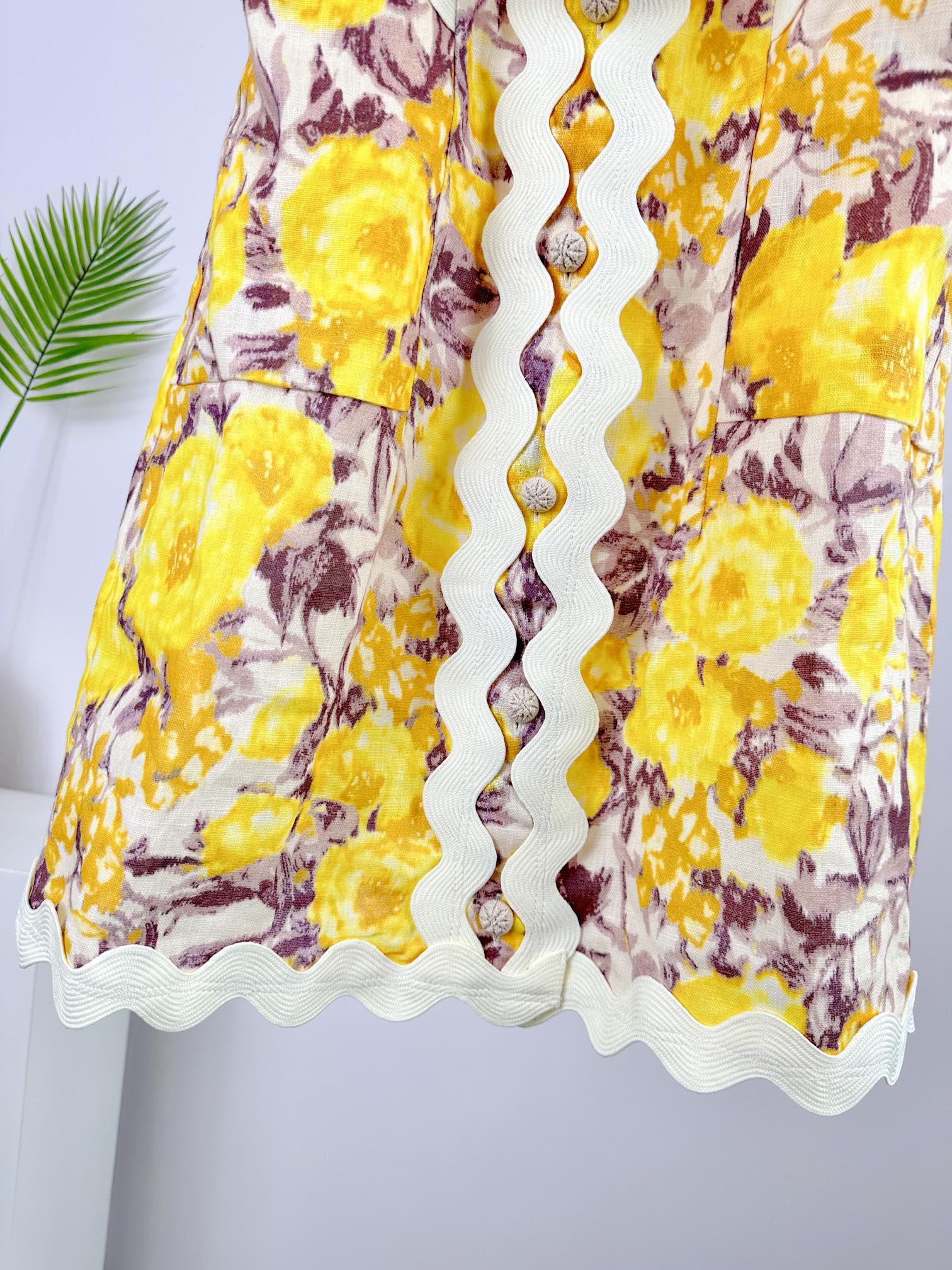 VÁY ZIMMERMANN Flower Vintage Dress
