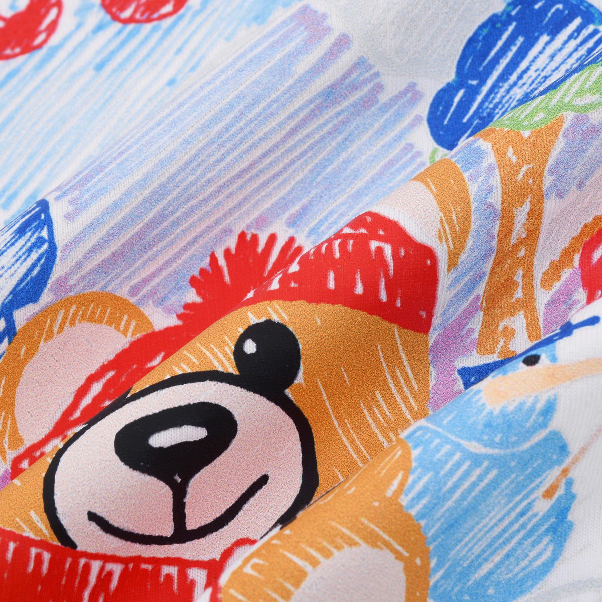 ÁO MOSCHINO print cotton jersey T-shirt