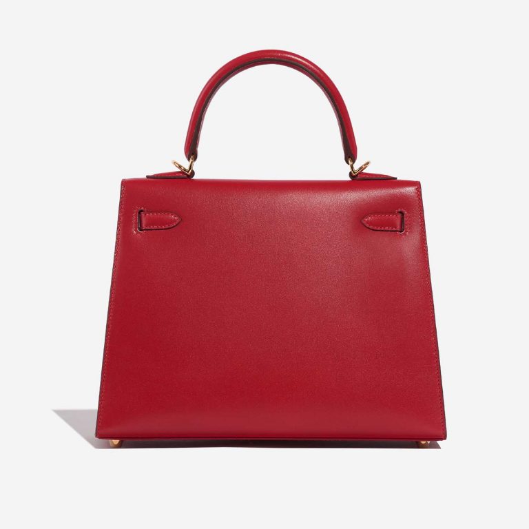 TÚI Hermès Kelly 25 Tadelakt Rouge Vif
