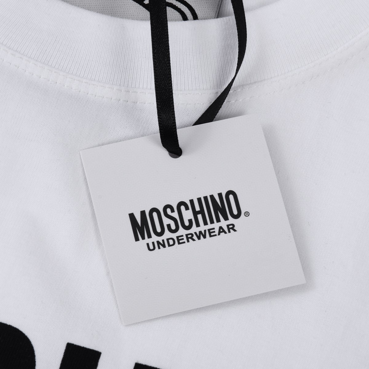 ÁO MOSCHINO print cotton jersey T-shirt