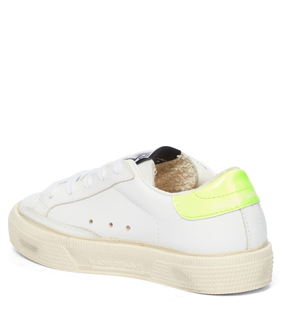 GIÀY GOLDEN GOOSE KIDS May leather sneakers