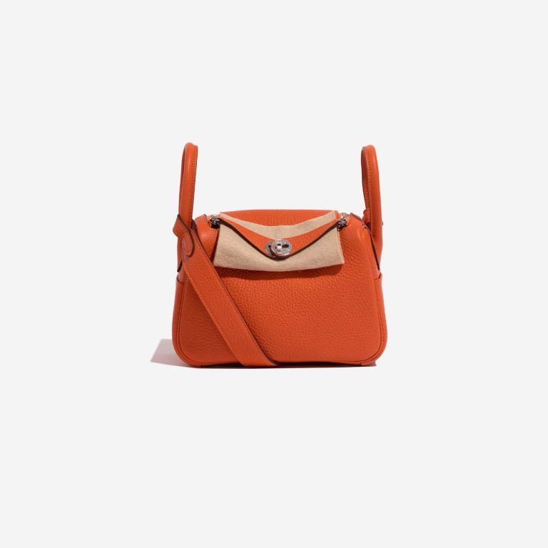 TÚI Hermès Lindy 20 Mini Taurillon Clemence Feu
