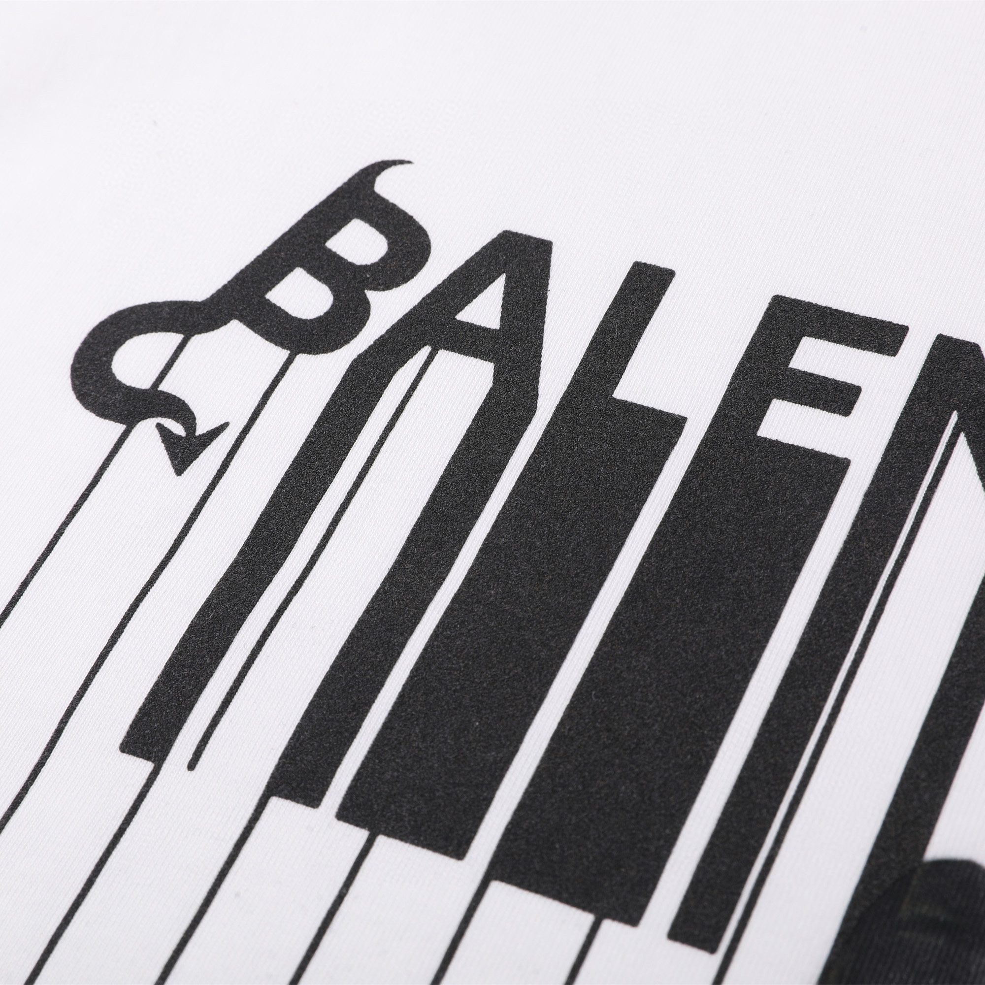 ÁO BALENCIAGA print cotton jersey T-shirt
