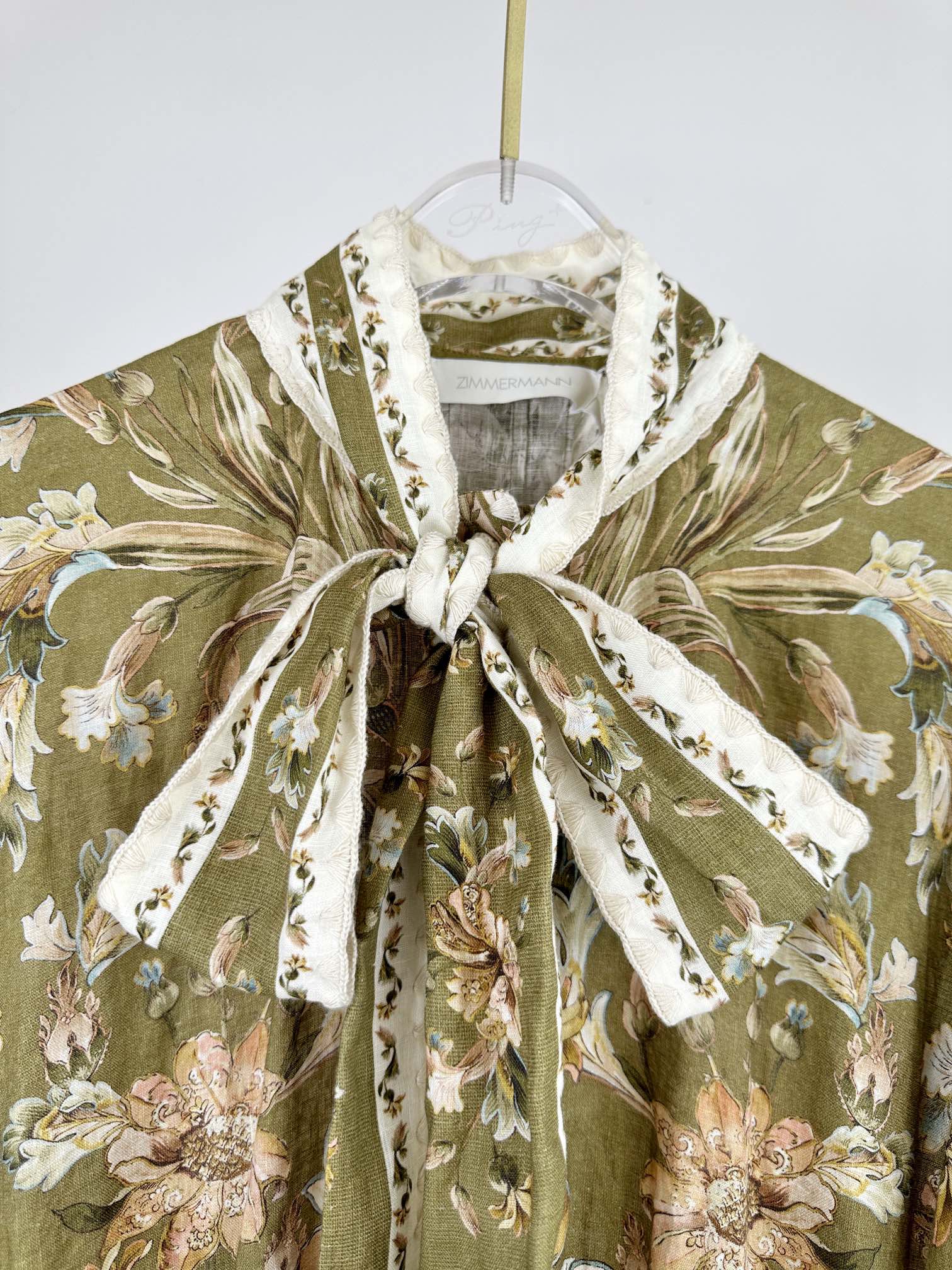 VÁY ZIMMERMANN Flower Mid Vintage Dress