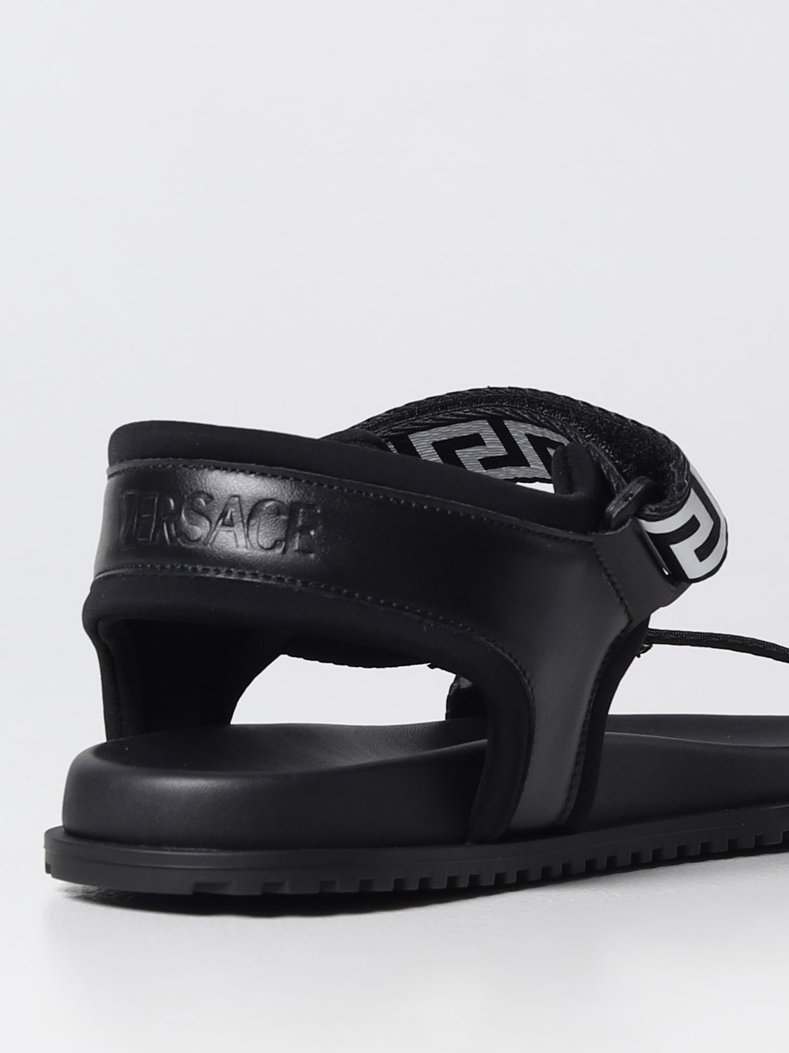 DÉP VERSACE Black sandals