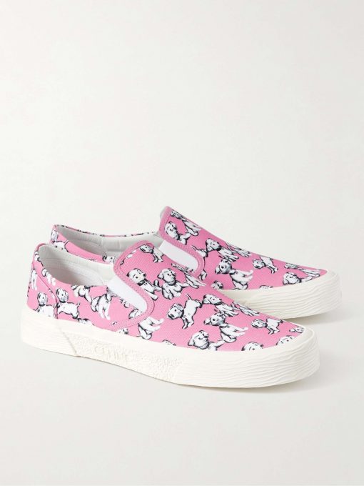 GIÀY CELINE SLIP ON PRINTED CANVAS