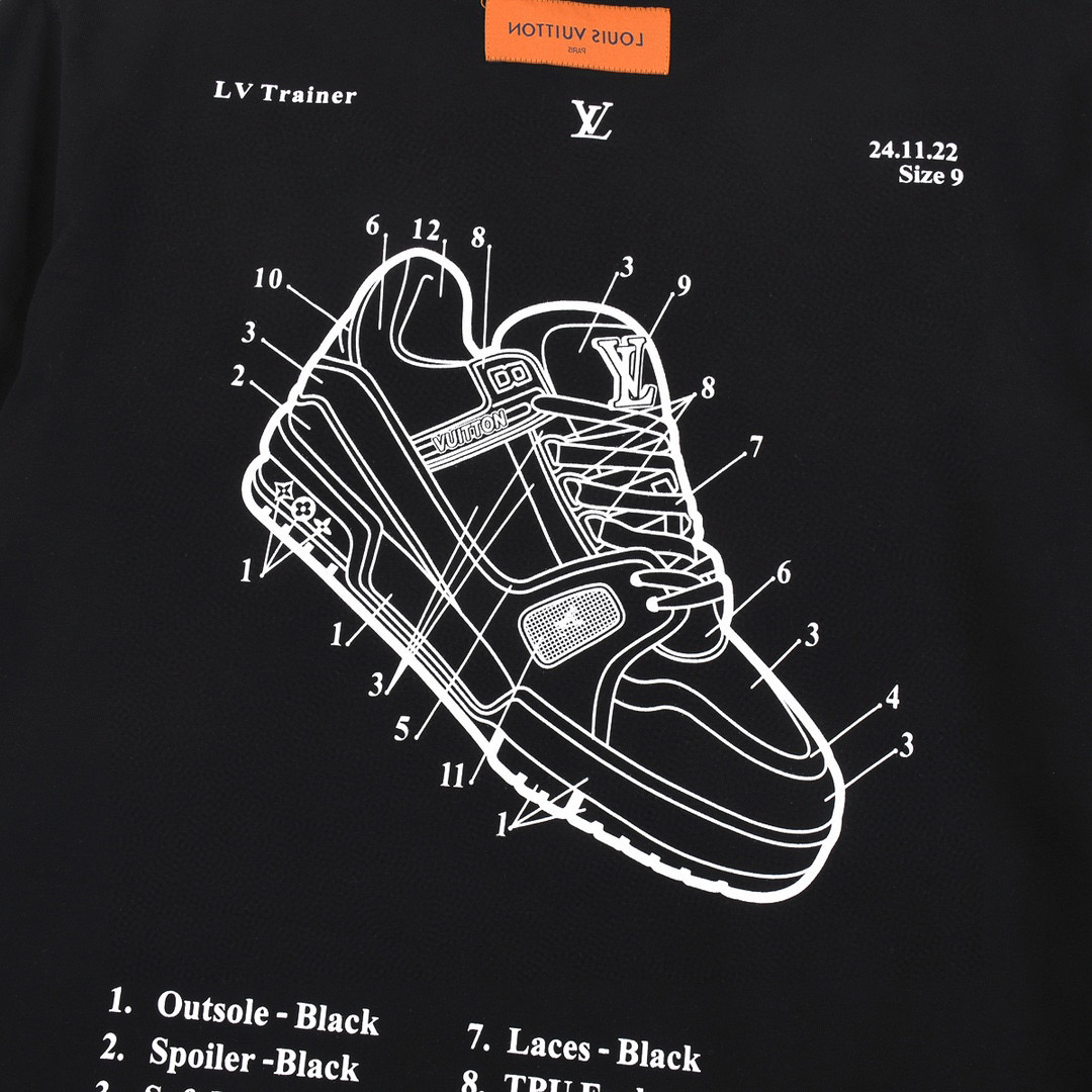 ÁO LOUIS VUITTON print cotton jersey T-shirt