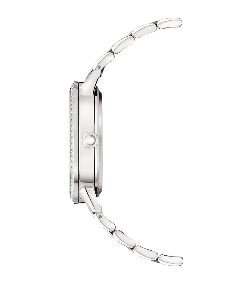 Đồng hồ JAEGER-LECOULTRE Stainless Steel and Diamond Rendez-Vous Night & Day 29mm mặt số màu trắng