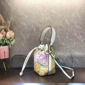 TÚI Fendi Women Mon Tresor Fendace Fendace Printed Pink Silk Mini Bag