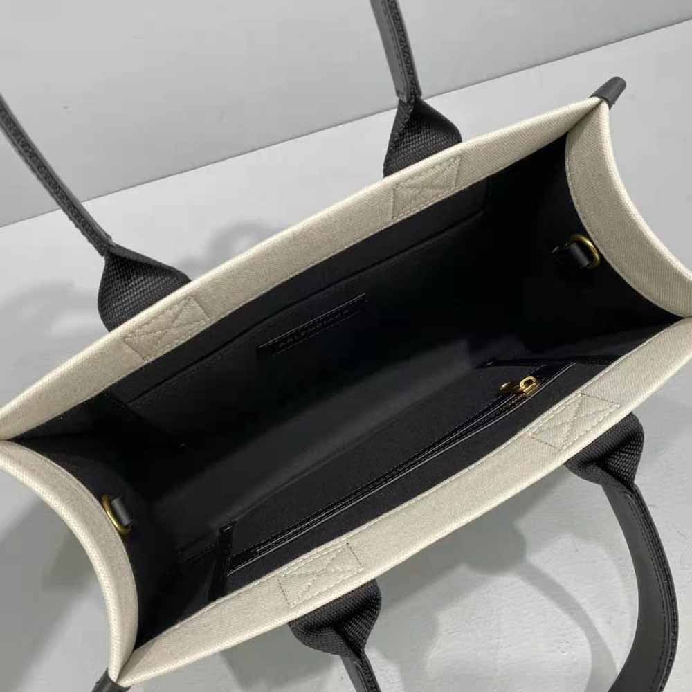 TÚI Balenciaga Women Hardware Small Tote Bag With Strap-White