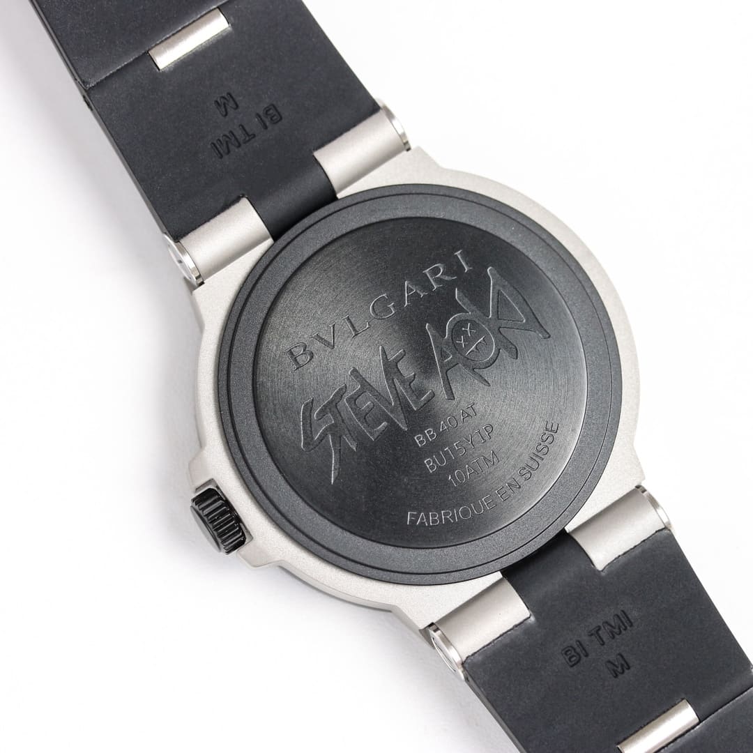 Đồng hồ BVLGARI Aluminium Automatic mặt số màu trắng