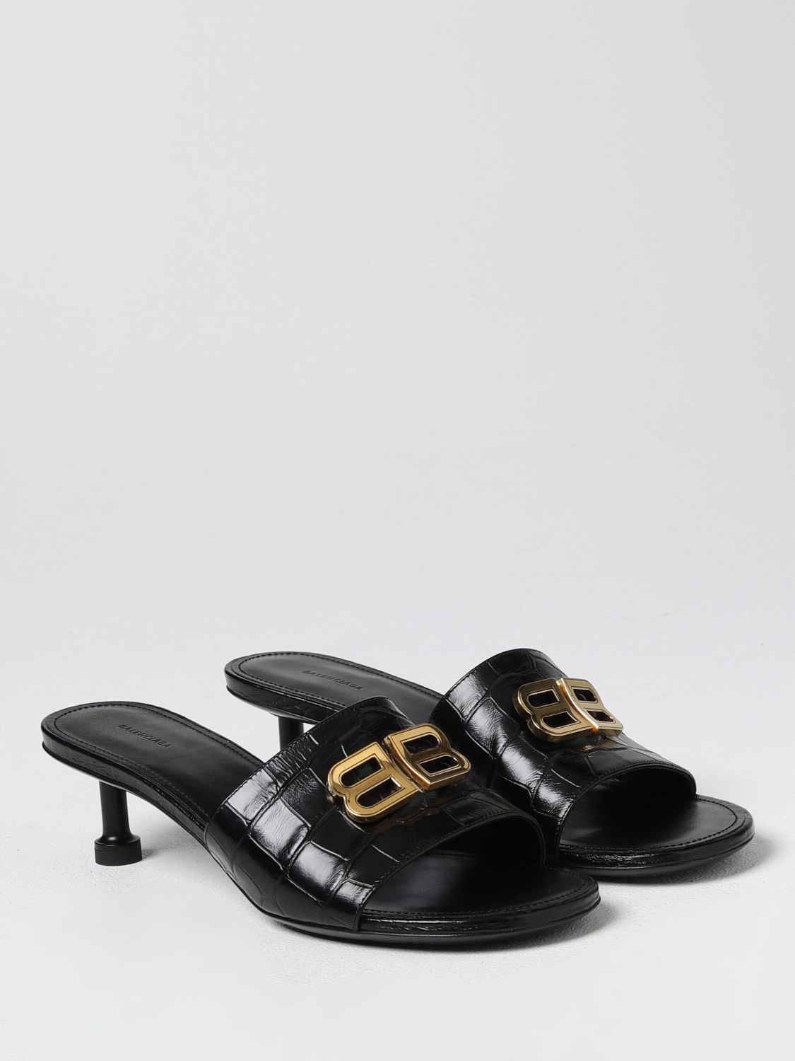 DÉP BALENCIAGA Black heeled sandals shoes
