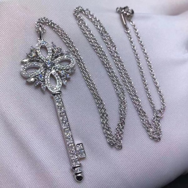 Vòng cổ Tiffany & Co Tiffany Victoria Platinum Bạch Kim