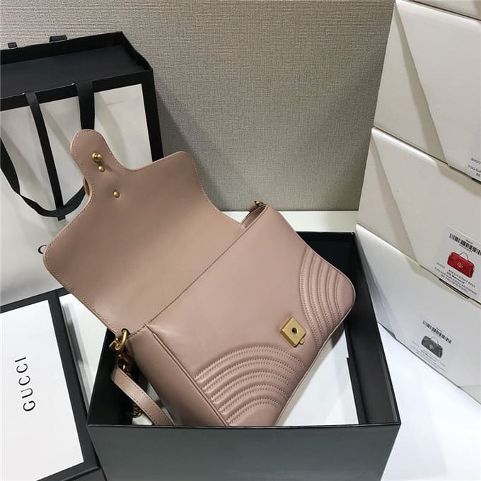 TÚI Gucci GG marmont small top handle bag pink Top Quality