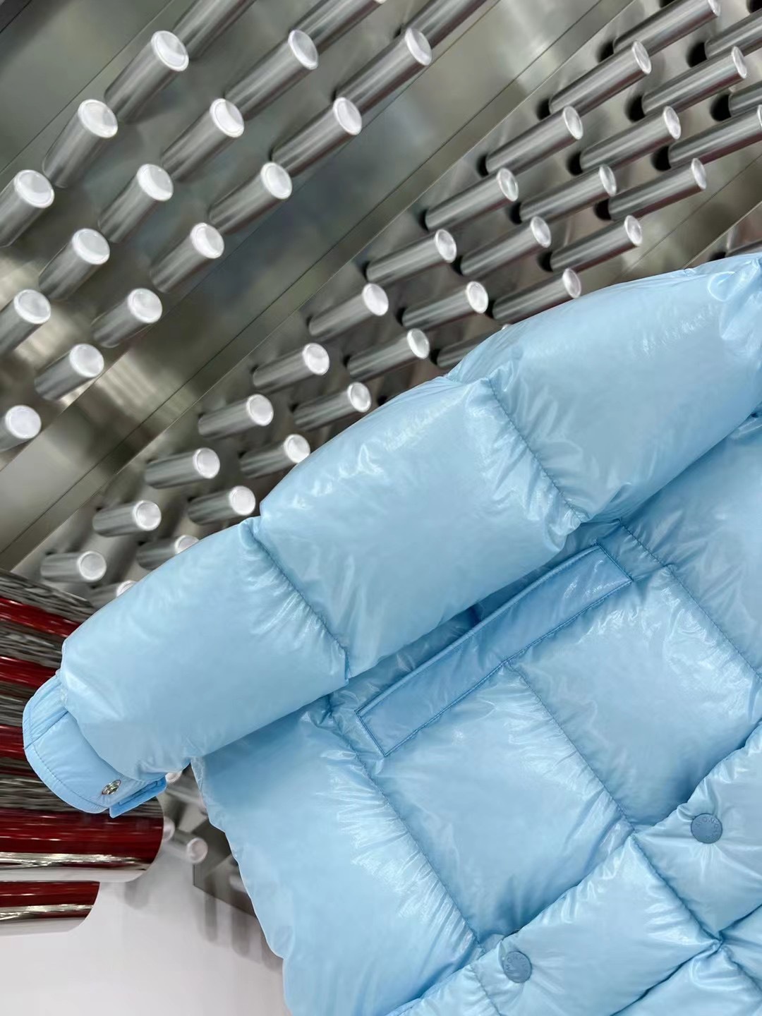 ÁO MONCLER WINTER BLUE DOWN JACKET