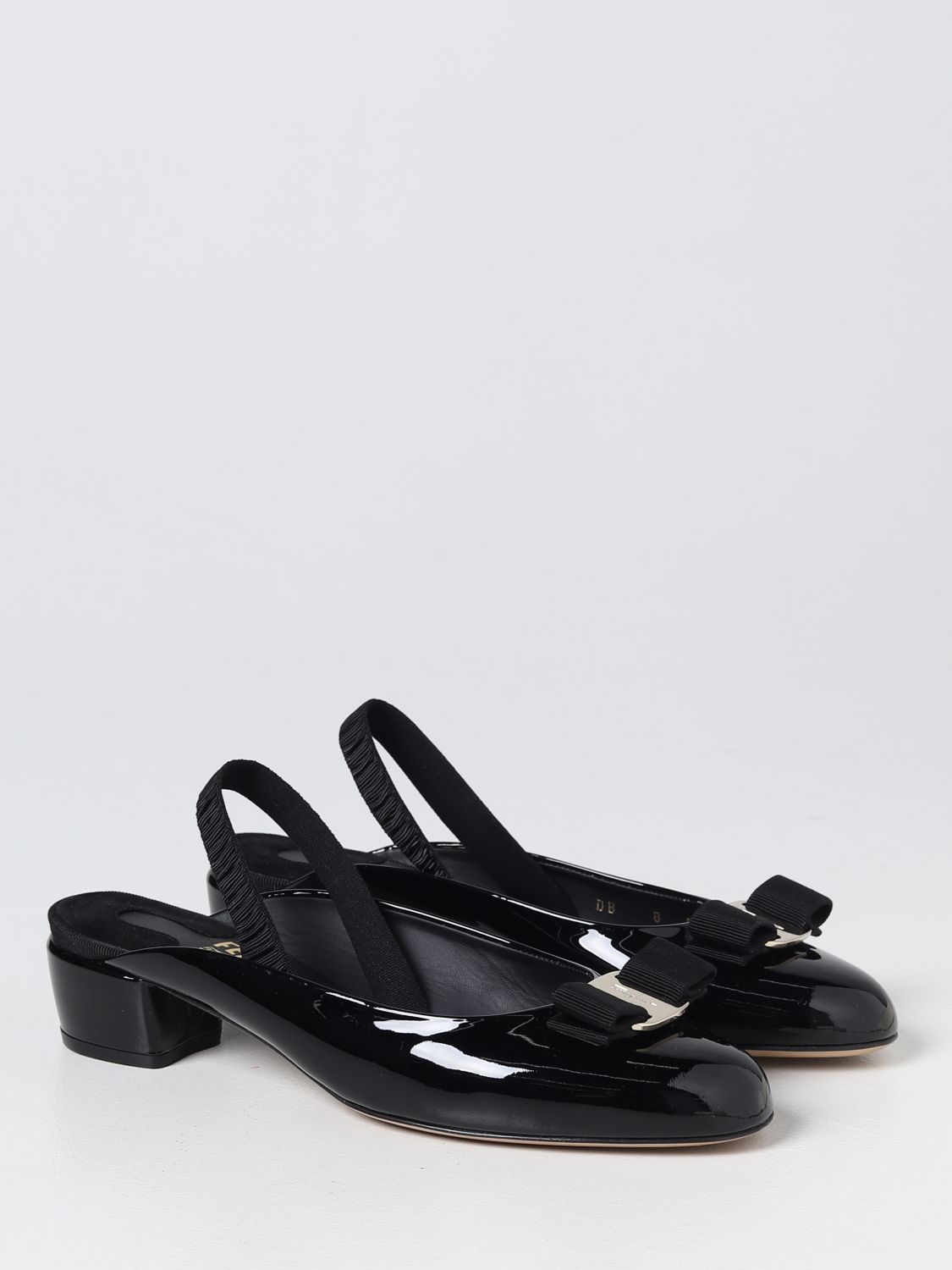 GIÀY SALVATORE FERRAGAMO Black ballet flats shoes