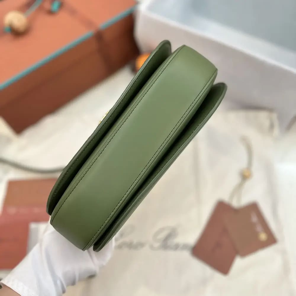 TÚI LORO PIANA Women Mini Ghiera Bag-Dark Green