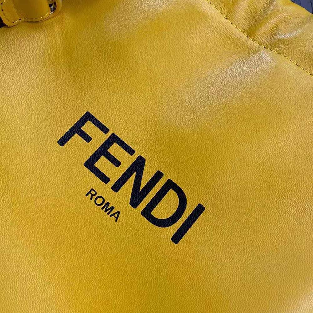 TÚI Fendi Pack Small Pouch Nappa Leather Bag-Yellow