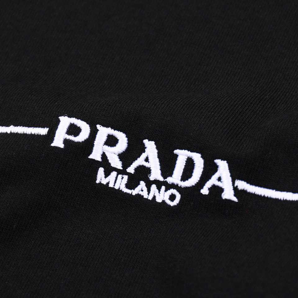 ÁO PRADA MILANO T SHIRT BLACK