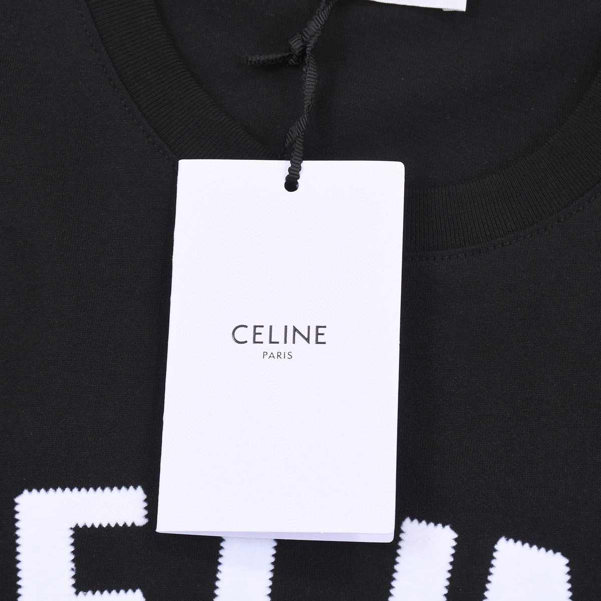 ÁO CELINE PARIS print cotton jersey T-shirt