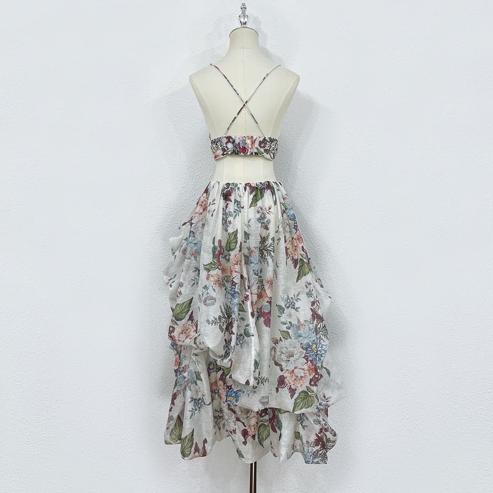 VÁY ZIMMERMANN Flower Vintage Dress High Classy