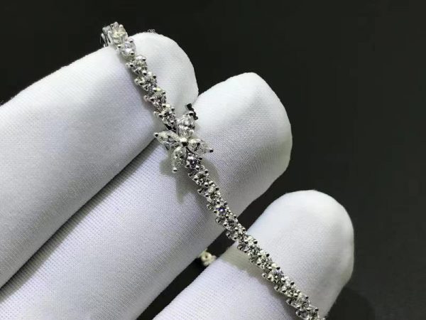 Vòng tay Tiffany & Co Victoria Paltinum Kim cương