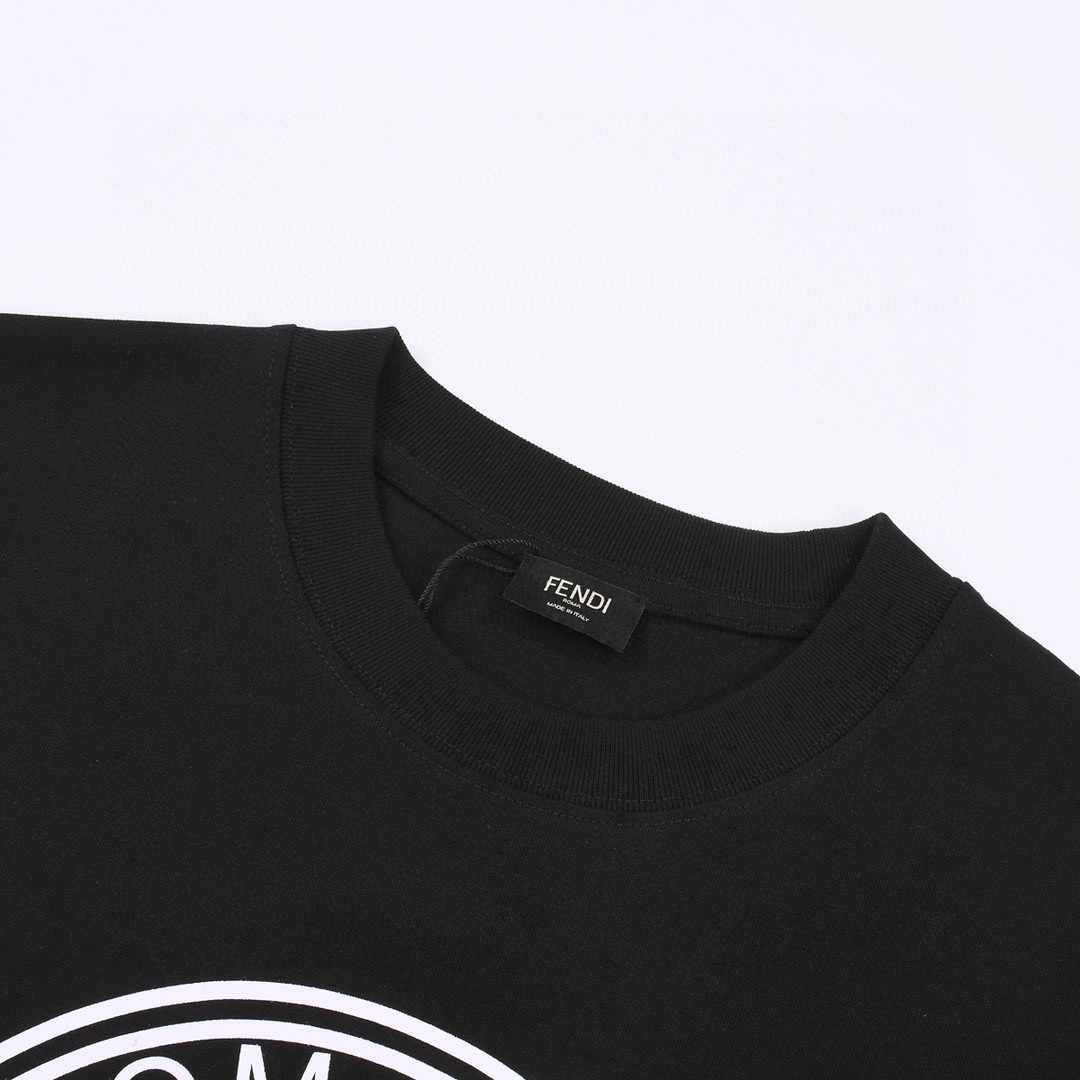 ÁO FENDI ROMA print cotton jersey T-shirt