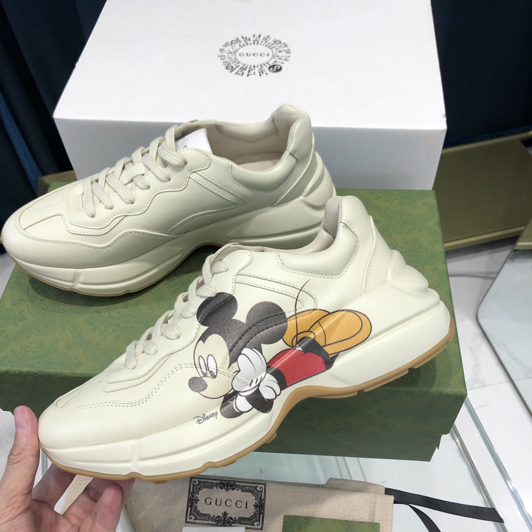 GIÀY GUCCI RHYTON GG ITALIA SNEAKERS SHOES UNISEX