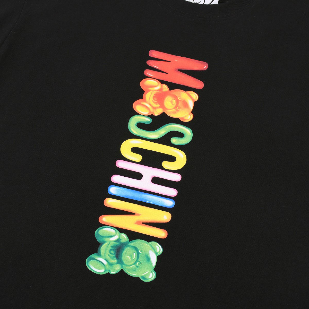 ÁO MOSCHINO print cotton jersey T-shirt