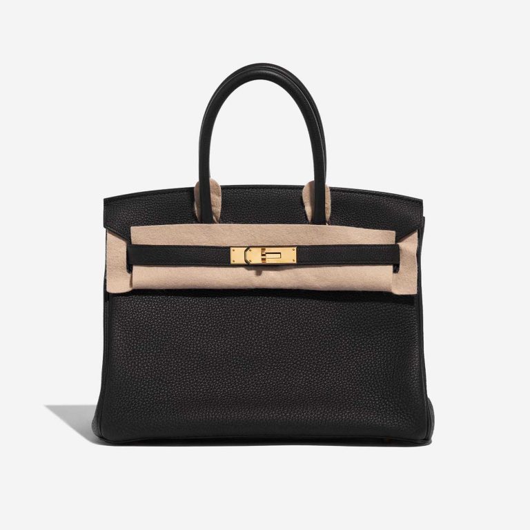TÚI Hermès Birkin 30 Togo Black Gold Buckle khóa vàng