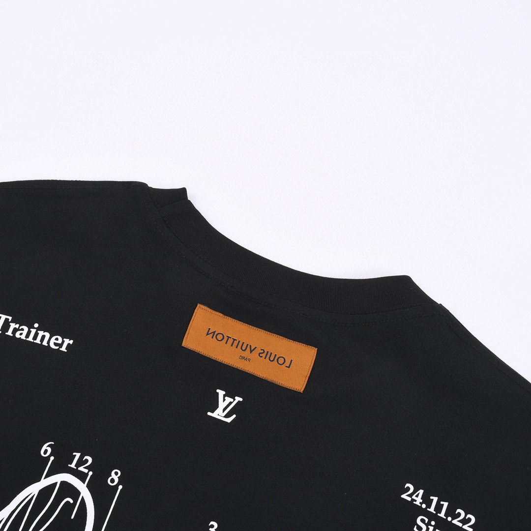 ÁO LOUIS VUITTON print cotton jersey T-shirt
