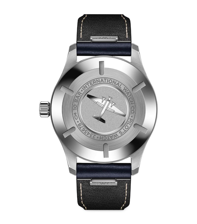 Đồng hồ IWC Stainless Steel Pilot's Watch Mark XX mặt số màu xanh dương