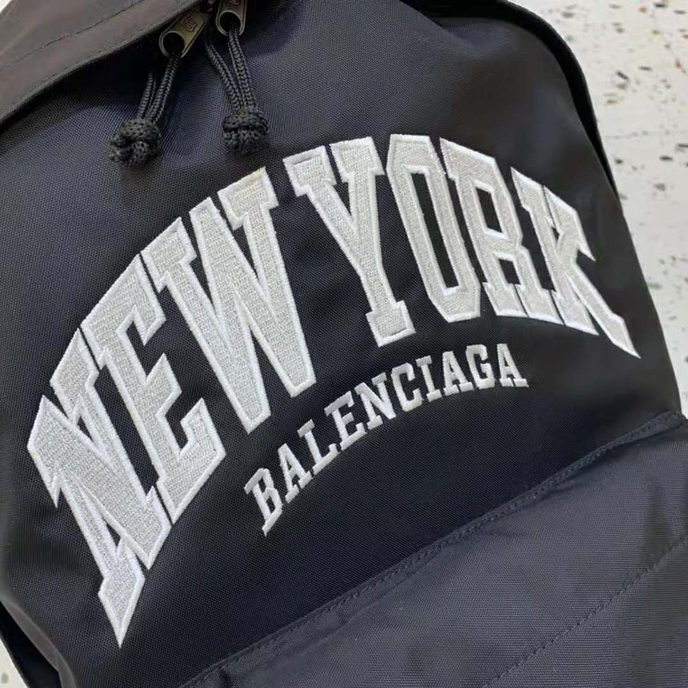 BALO Valentino Nylon Vltn Backpack with Leather Front Pocket