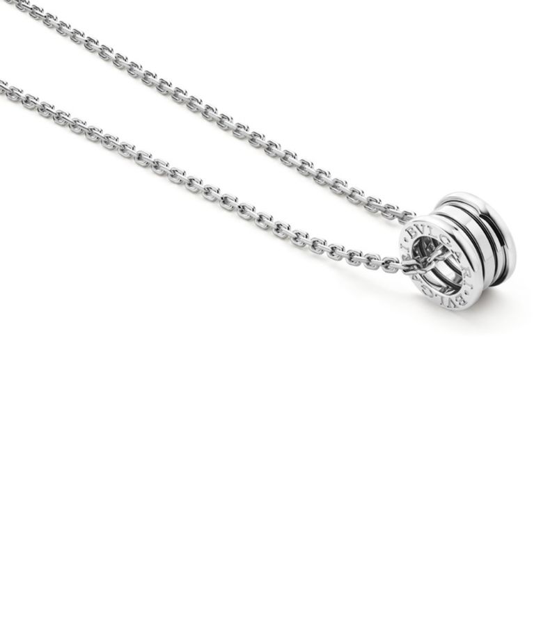 Vòng cổ BVLGARI White Gold B.zero1 Pendant Necklace vàng trắng 18K