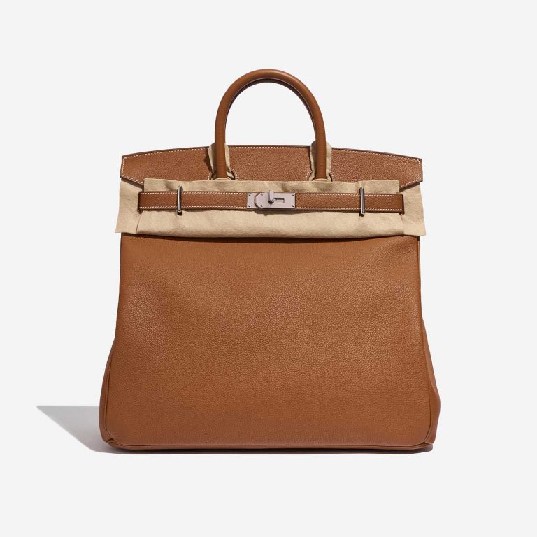 TÚI Hermès Haut à Courroies 40 Togo Gold Silver Buckle khóa trắng