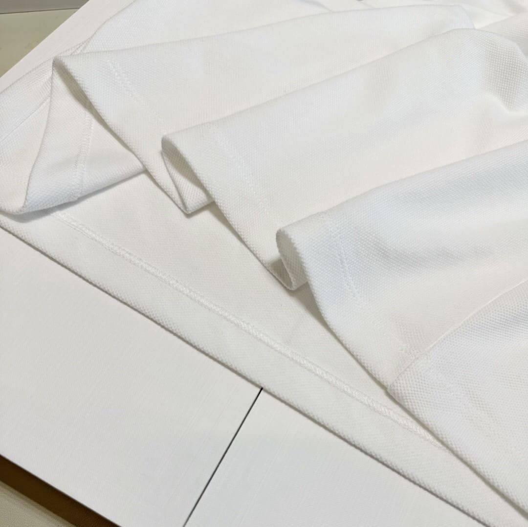 ÁO CELINE LOGO POLO SHIRT WHITE