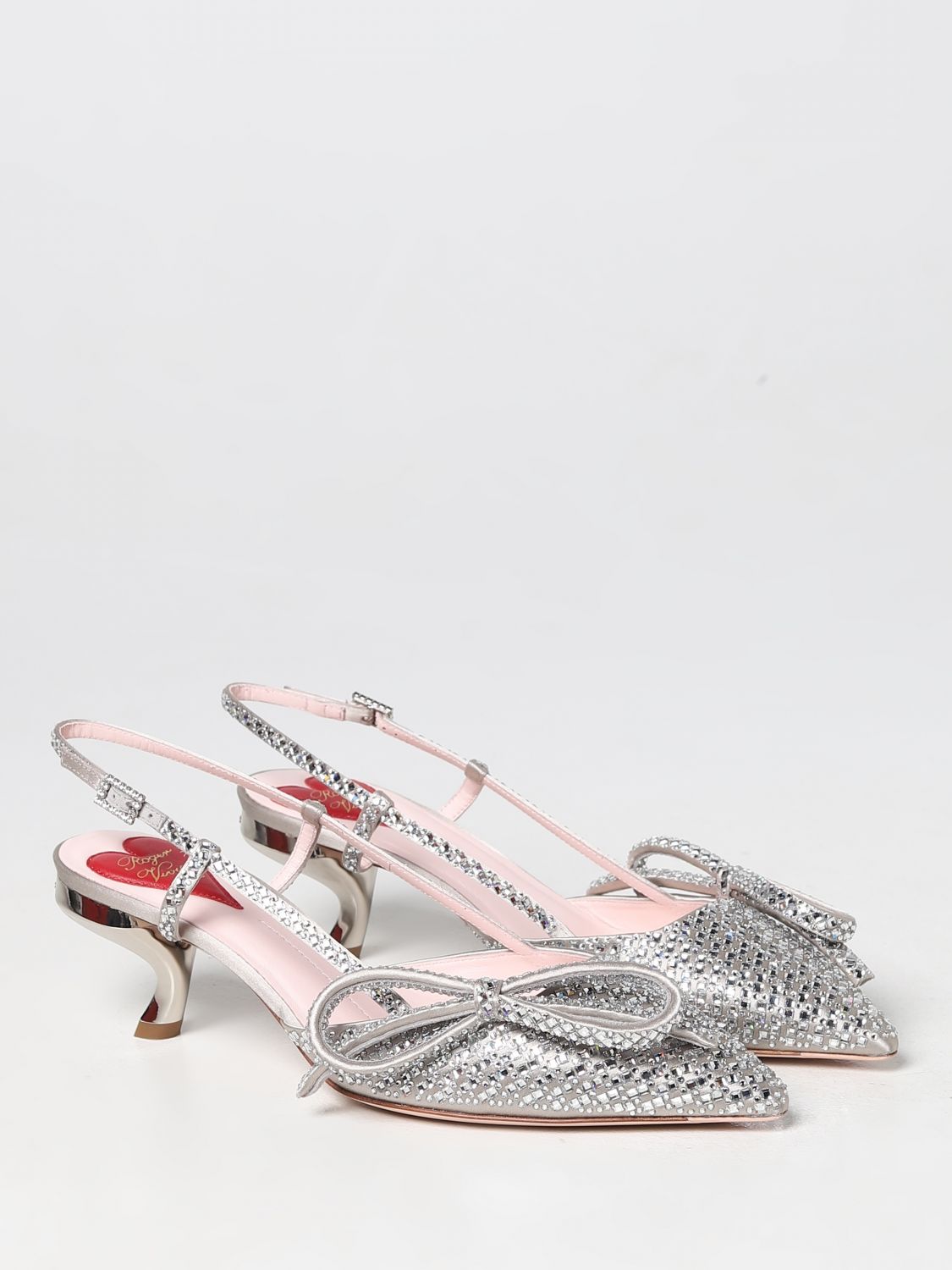 GIÀY ROGER VIVIER Silver high heel shoes