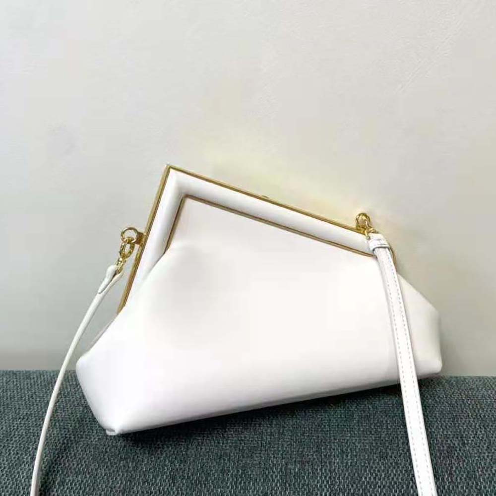 TÚI Fendi Women First White Yellow Leather Bag