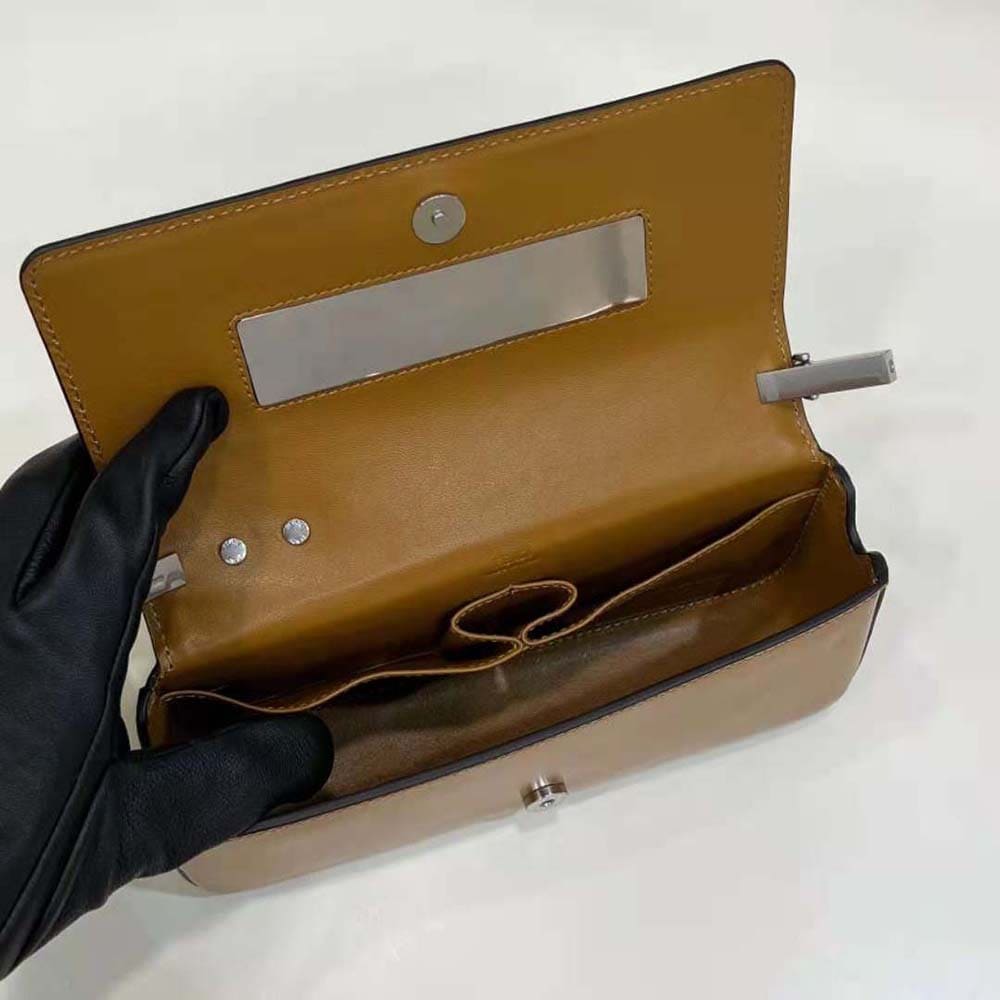 TÚI FENDI Women First Sight Brown Leather Mini Bag