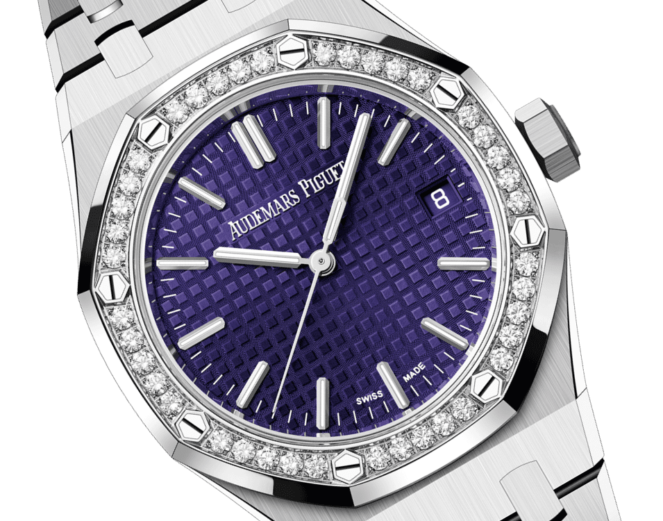 Đồng hồ Ademars Piguet Royal Oak Selfwinding mặt số màu tím