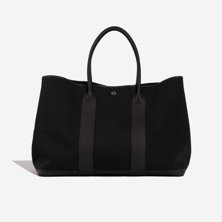 TÚI Hermès Garden Party Voyage Toile Negonda Black