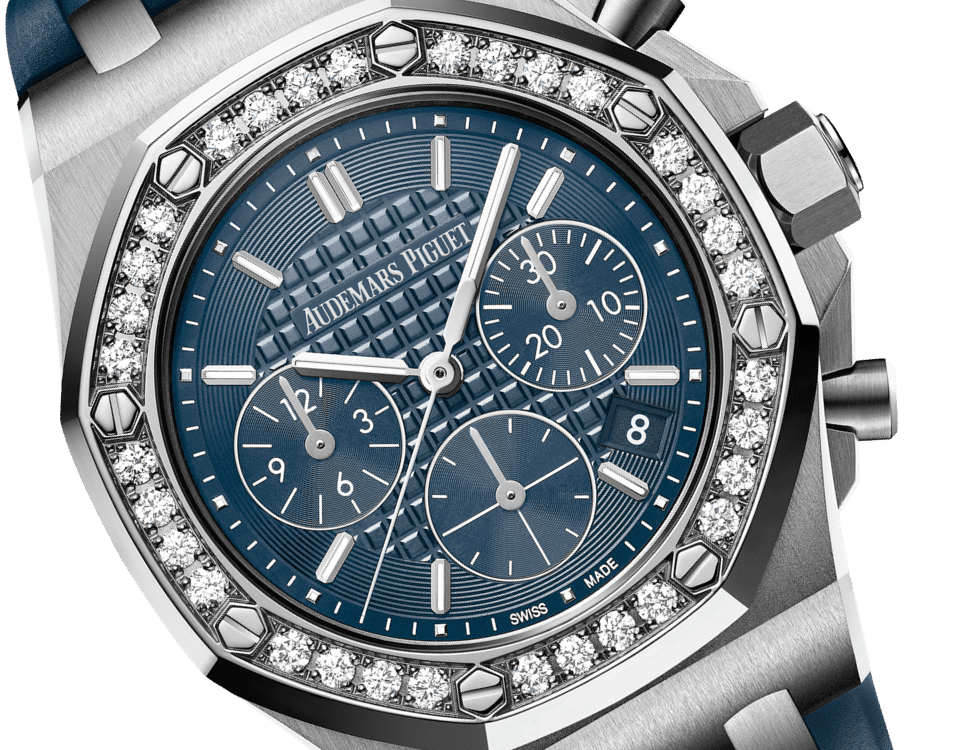 Đồng hồ Ademars Piguet Royal Oak Offshore Selfwinding Chronoghraph mặt số màu xanh