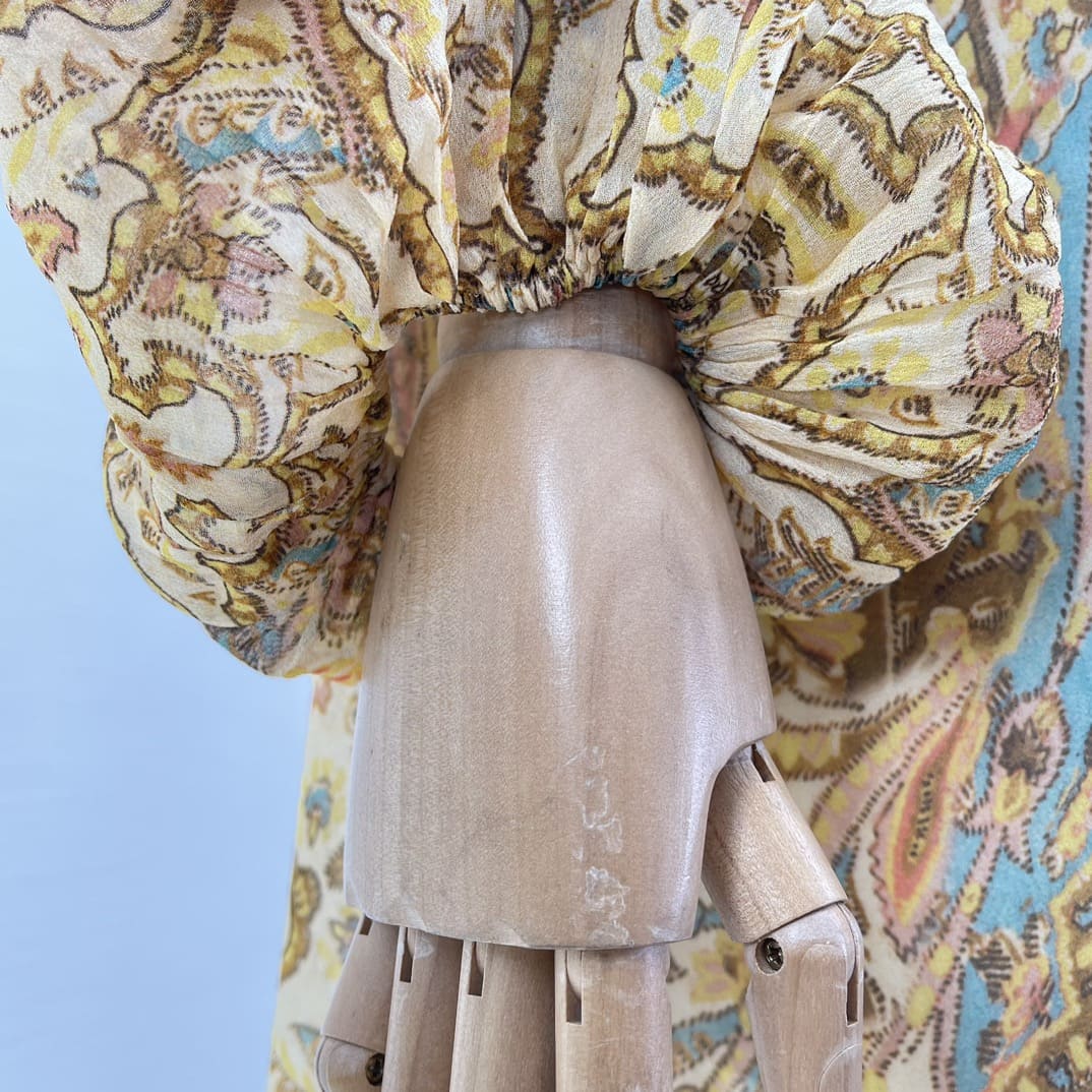 VÁY ZIMMERMANN Multi Color Floral Pirnt Vintage Mini Dress High Classy