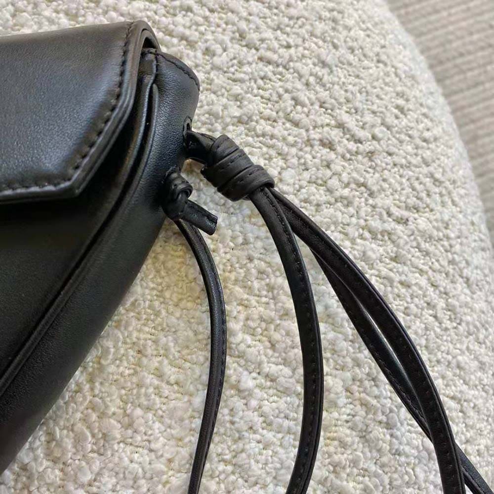 TÚI Celine Women Triangle Bag in Smooth Calfskin with Celine Print-Black