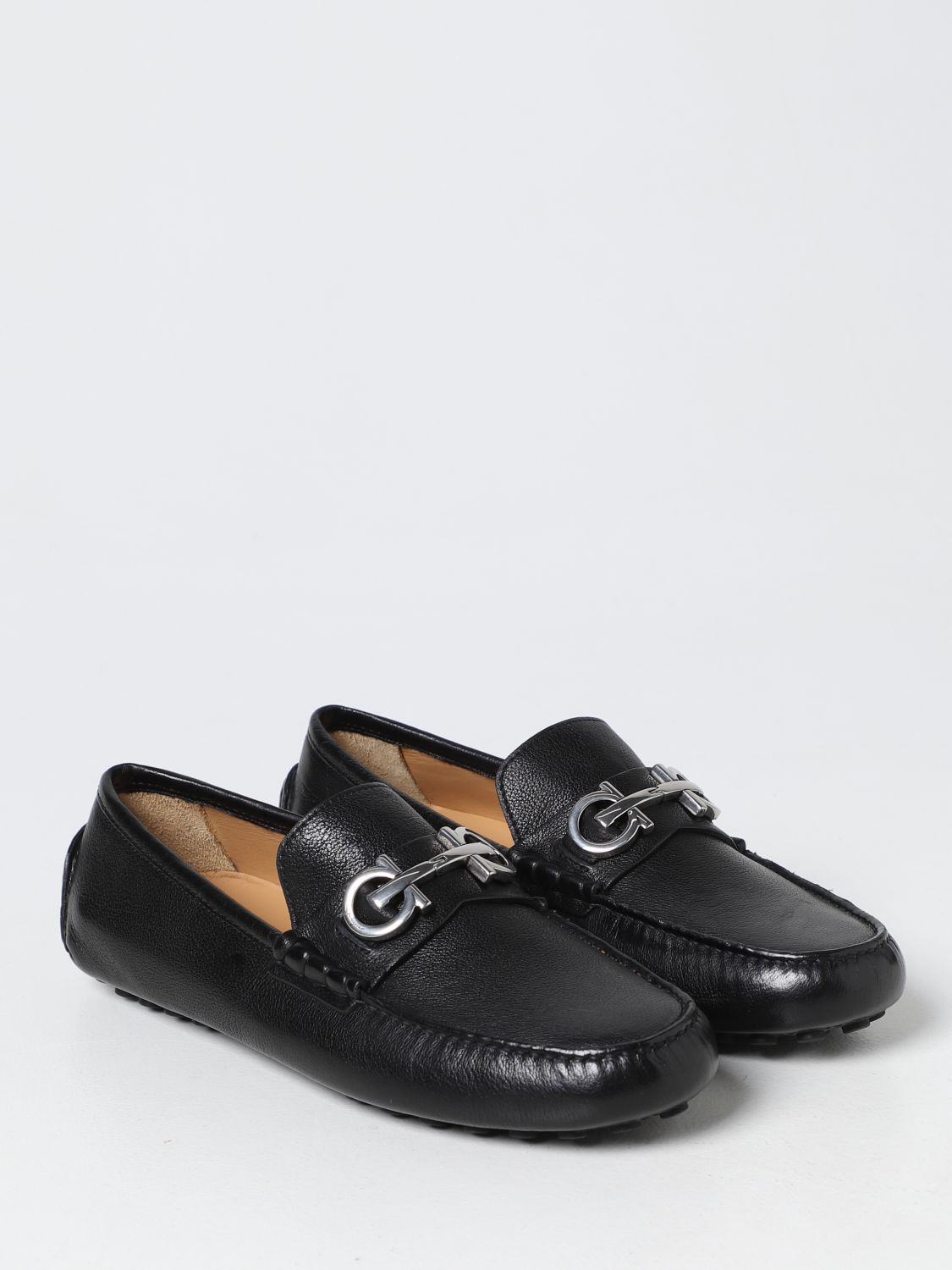 GIÀY SALVATORE FERRAGAMO Black Loafers