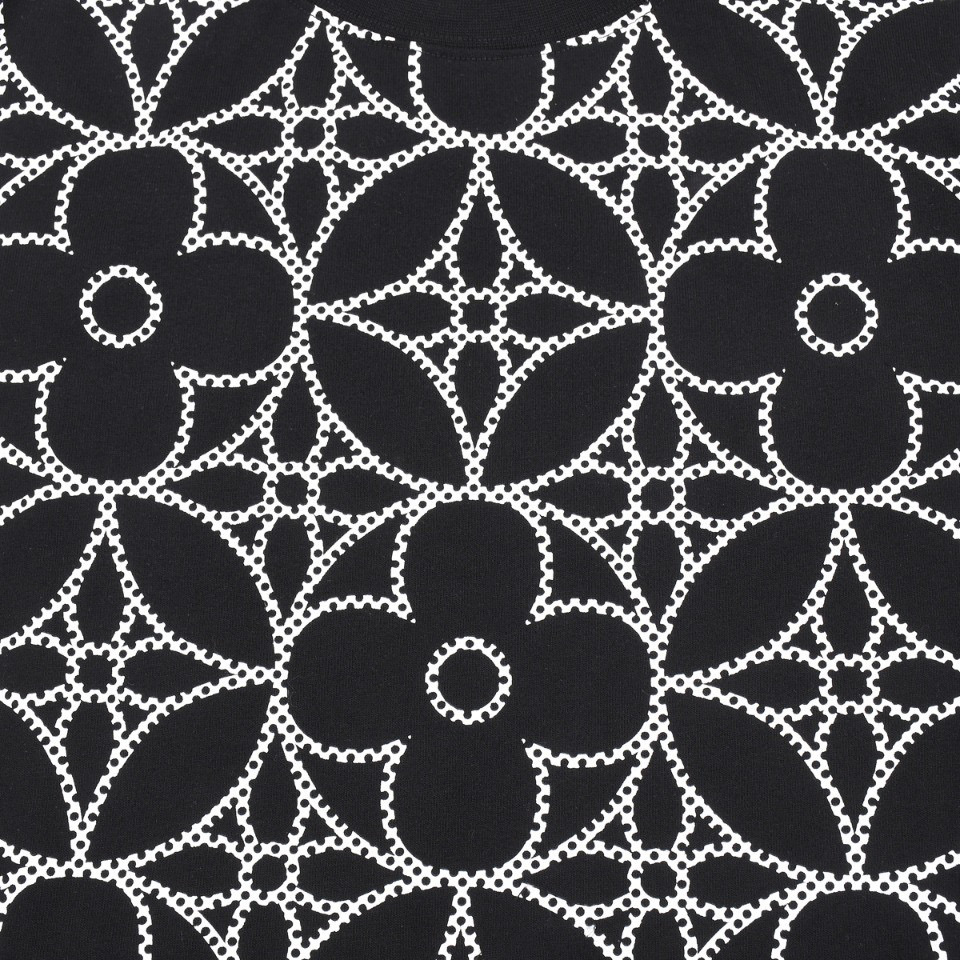 ÁO LOUIS VUITTON print cotton jersey T-shirt