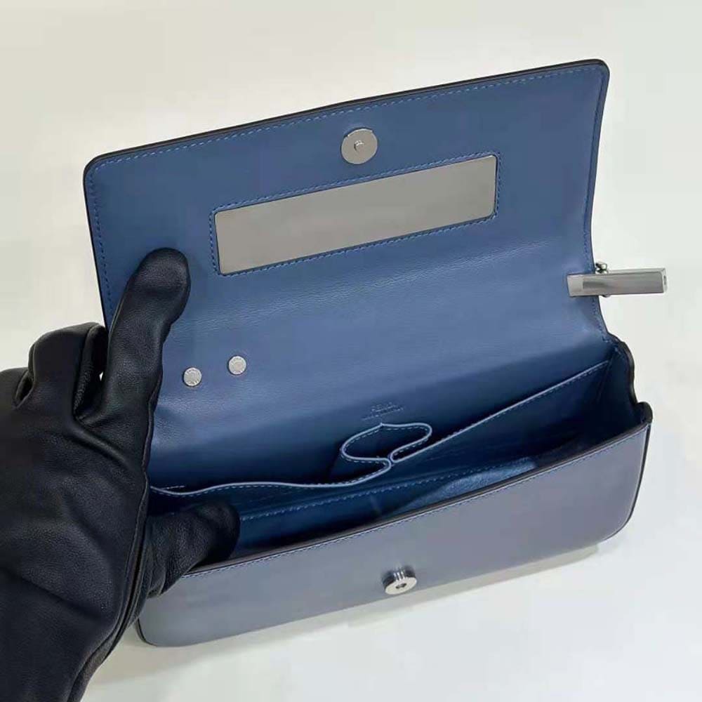 TÚI FENDI Women First Sight Blue Leather Mini Bag