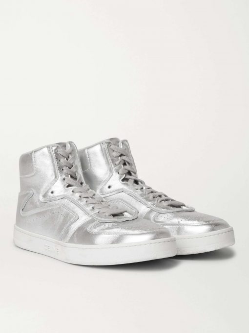 GIÀY CELINE HIGH TOP SNEAKER SILVER